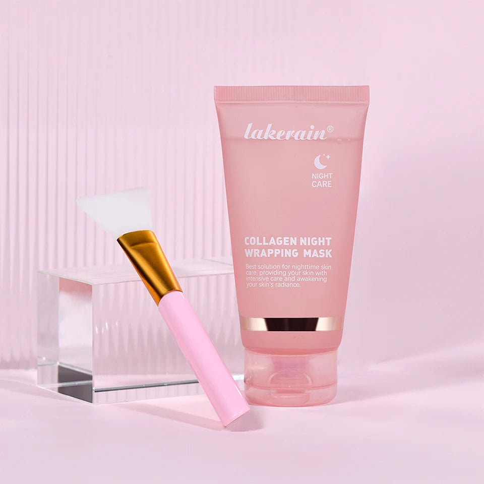 **Collagen Overnight Peel-Off Face Mask – Hydrating & Brightening Korean Skincare**
