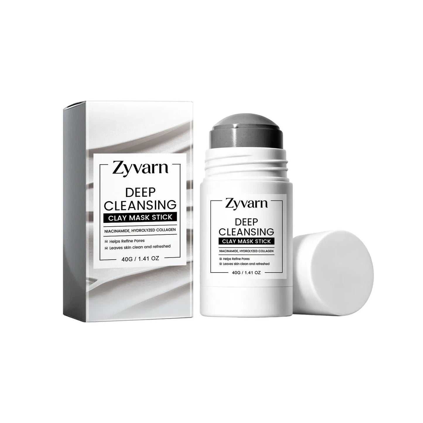 NaturaBloom Deep Cleanse Clay Mask — Pore Purifying & Brightening