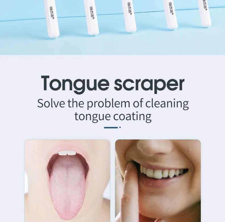 **Y-Kelin Silicone Tongue Scraper – Food-Grade Oral Cleaner for Fresh Breath**