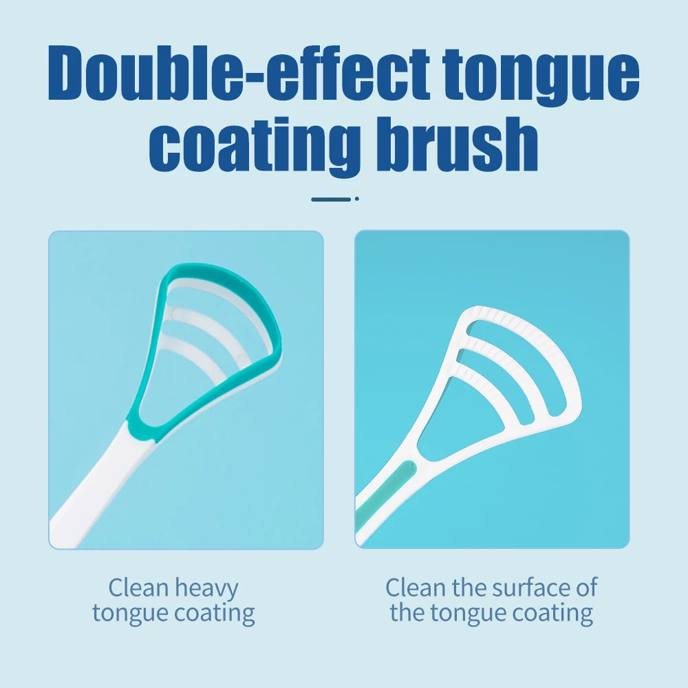 **Y-Kelin Silicone Tongue Scraper – Food-Grade Oral Cleaner for Fresh Breath**