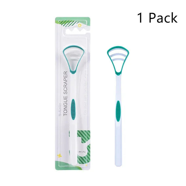 **Y-Kelin Silicone Tongue Scraper – Food-Grade Oral Cleaner for Fresh Breath**