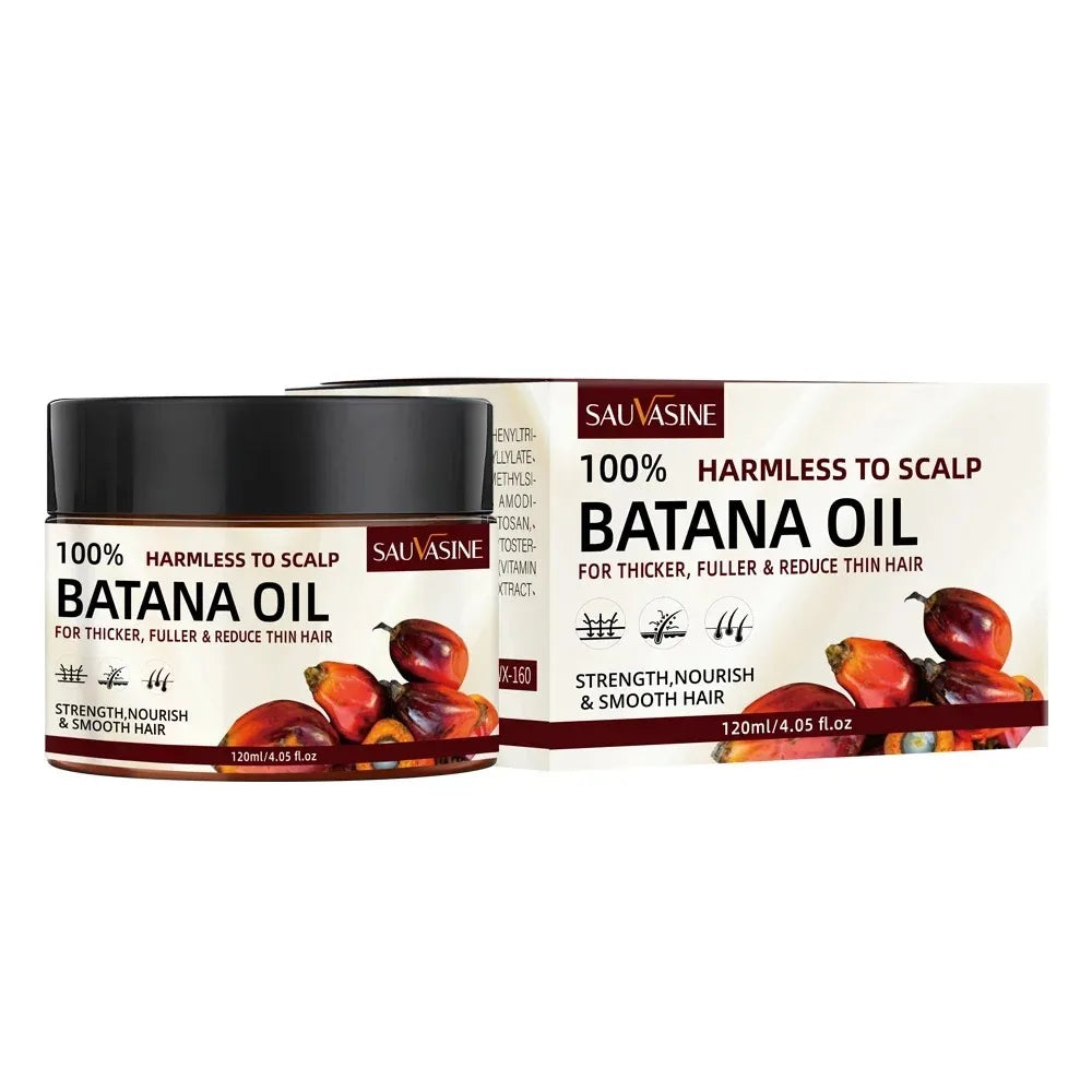 **100% Natural Batana Oil Hair Mask – Deep Conditioning & Nourishing Treatment**