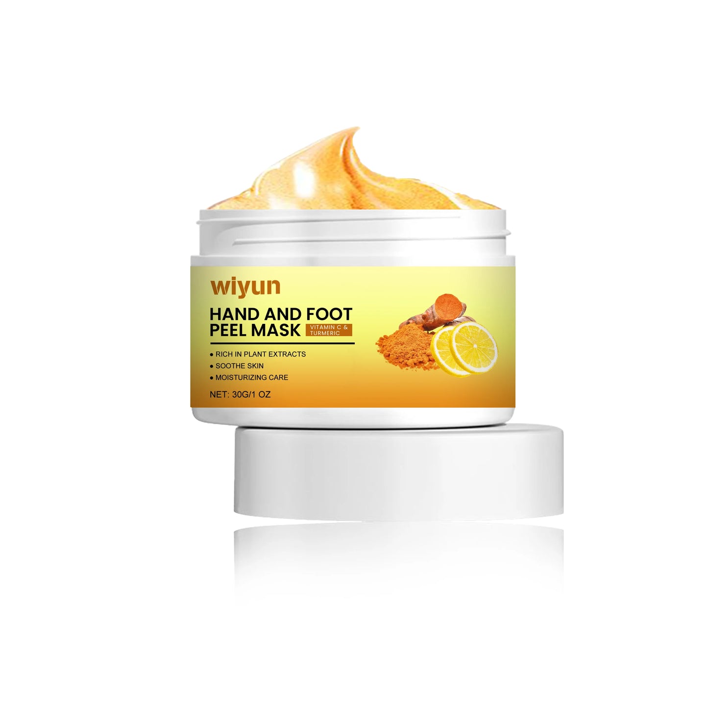 **Vitamin C Turmeric Hand & Foot Peel Mask – Exfoliating & Moisturizing Care**
