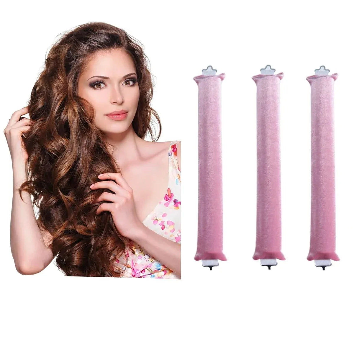 **Heatless Hair Curlers – Soft Foam Rollers for Effortless Curls**