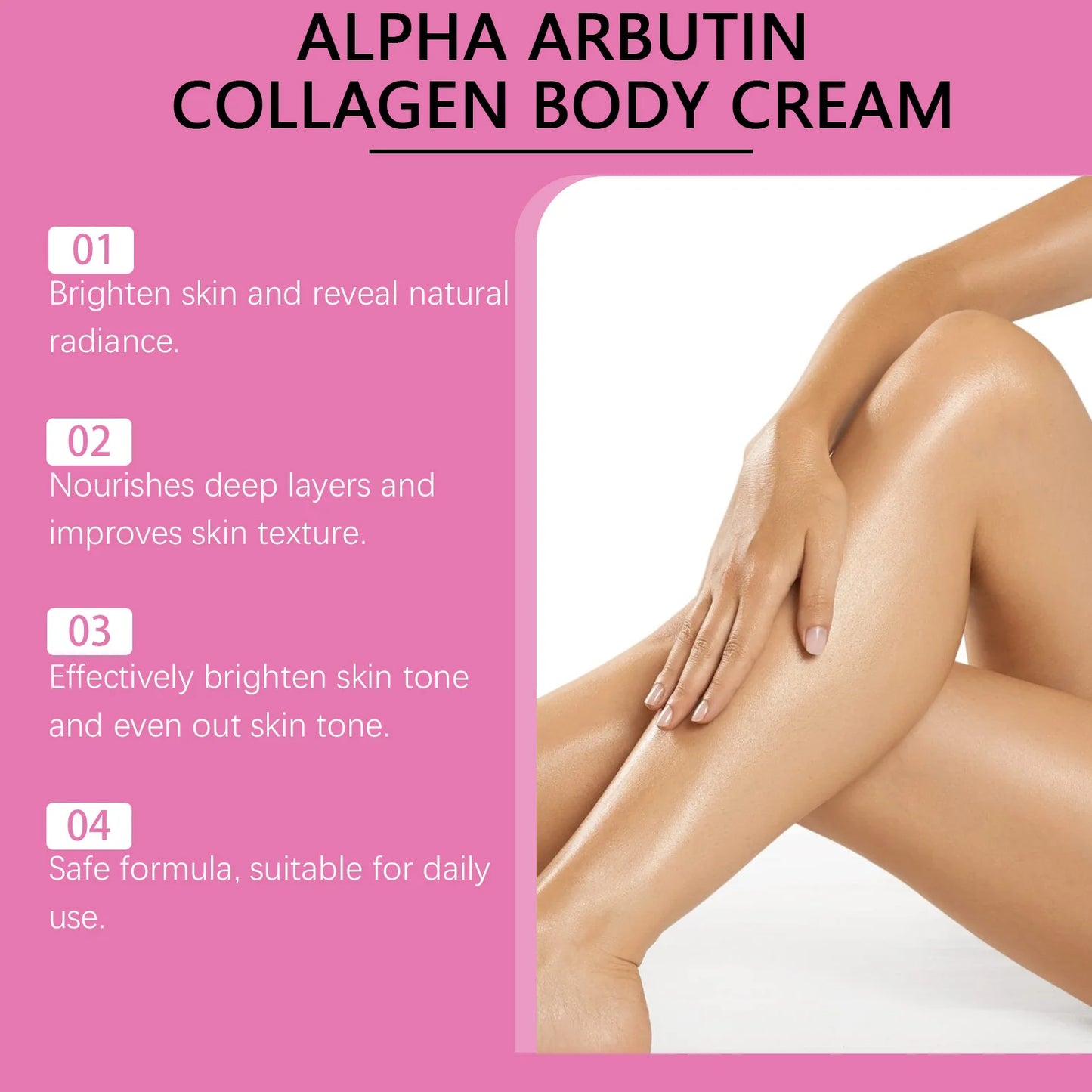 **Alpha Arbutin Brightening Body Cream – Hydrating & Skin Care Lotion**
