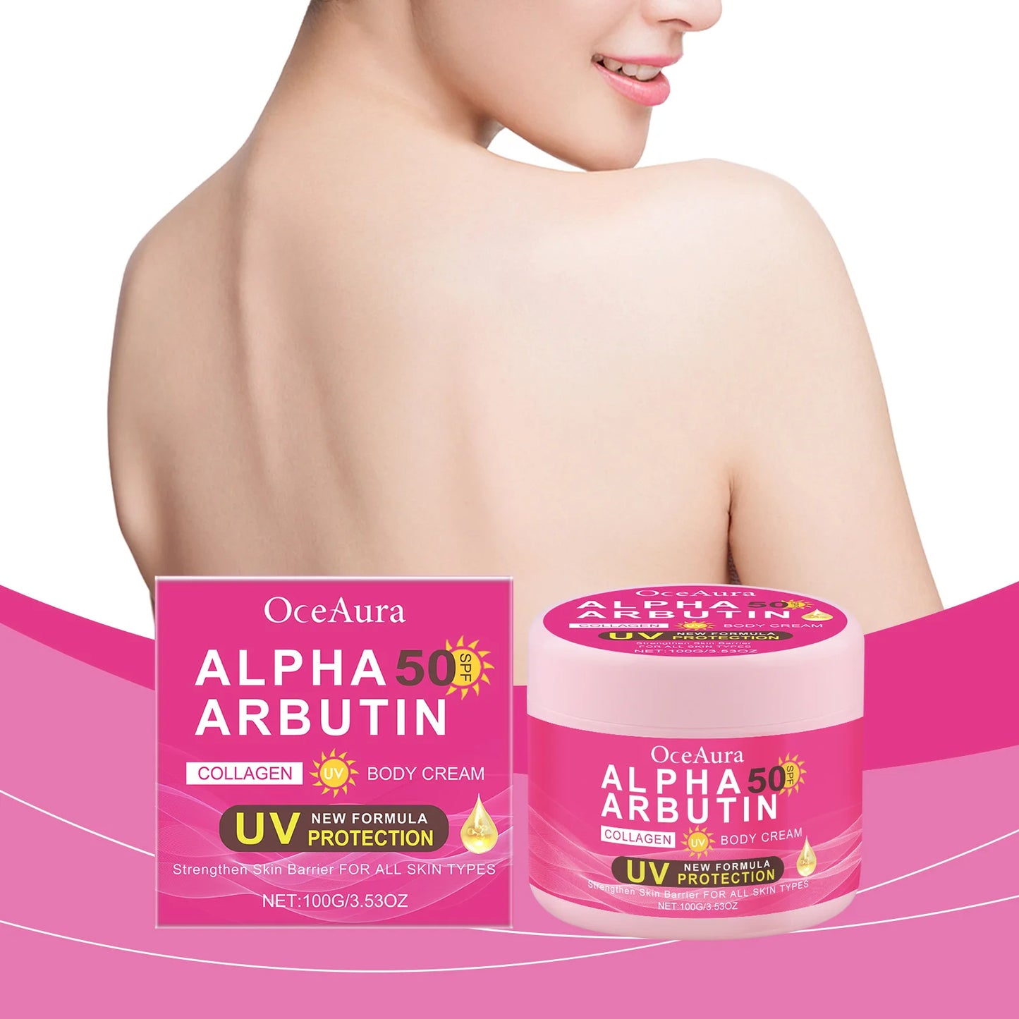 **Alpha Arbutin Brightening Body Cream – Hydrating & Skin Care Lotion**