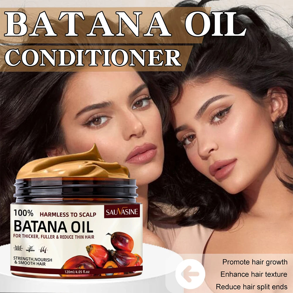 **100% Natural Batana Oil Hair Mask – Deep Conditioning & Nourishing Treatment**