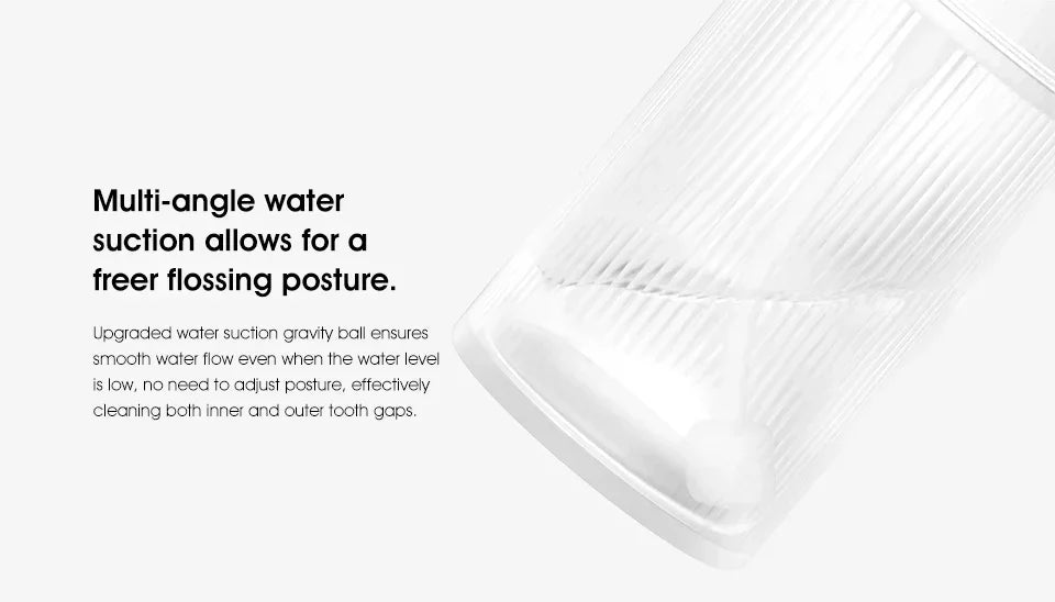 **Xiaomi Mijia Oral Irrigator 2 – Portable Water Flosser, 3 Modes & 2 Nozzles**