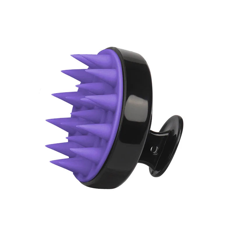 **Silicone Scalp Massage Shampoo Brush – Deep Cleansing & Hair Care**