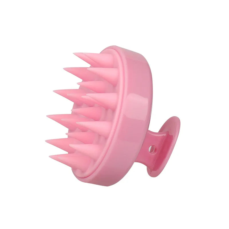 **Silicone Scalp Massage Shampoo Brush – Deep Cleansing & Hair Care**