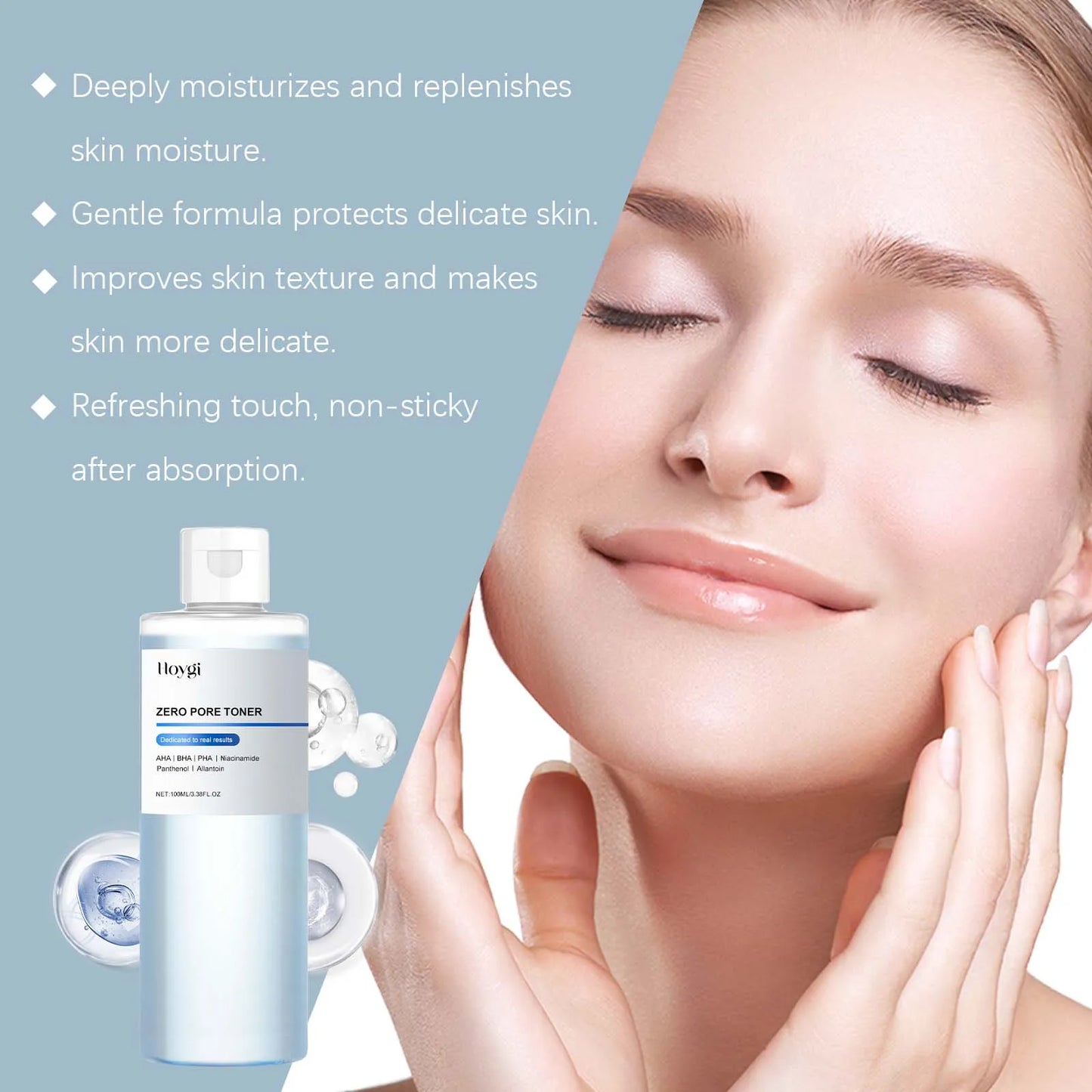 NaturaBloom Glow Toner — Exfoliating & Hydrating Pore Refining Toner