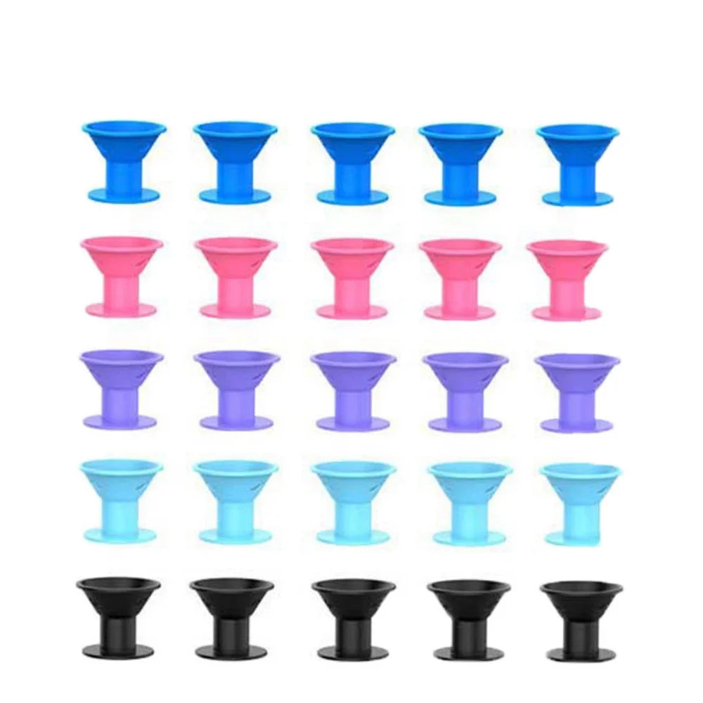 **2–40PCS Silicone Heatless Hair Curlers – Flexible Hair Styling Rollers**