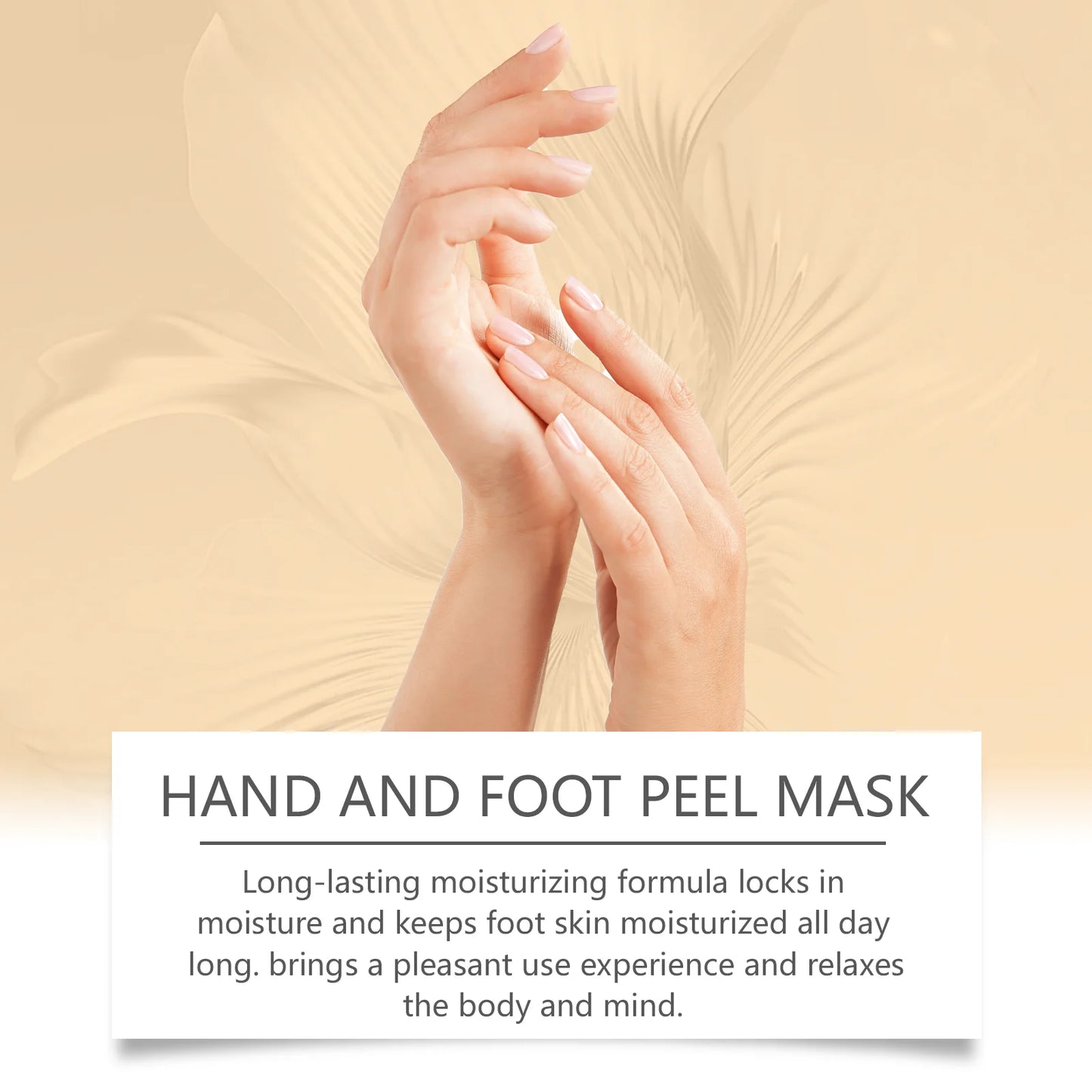 **Vitamin C Turmeric Hand & Foot Peel Mask – Exfoliating & Moisturizing Care**