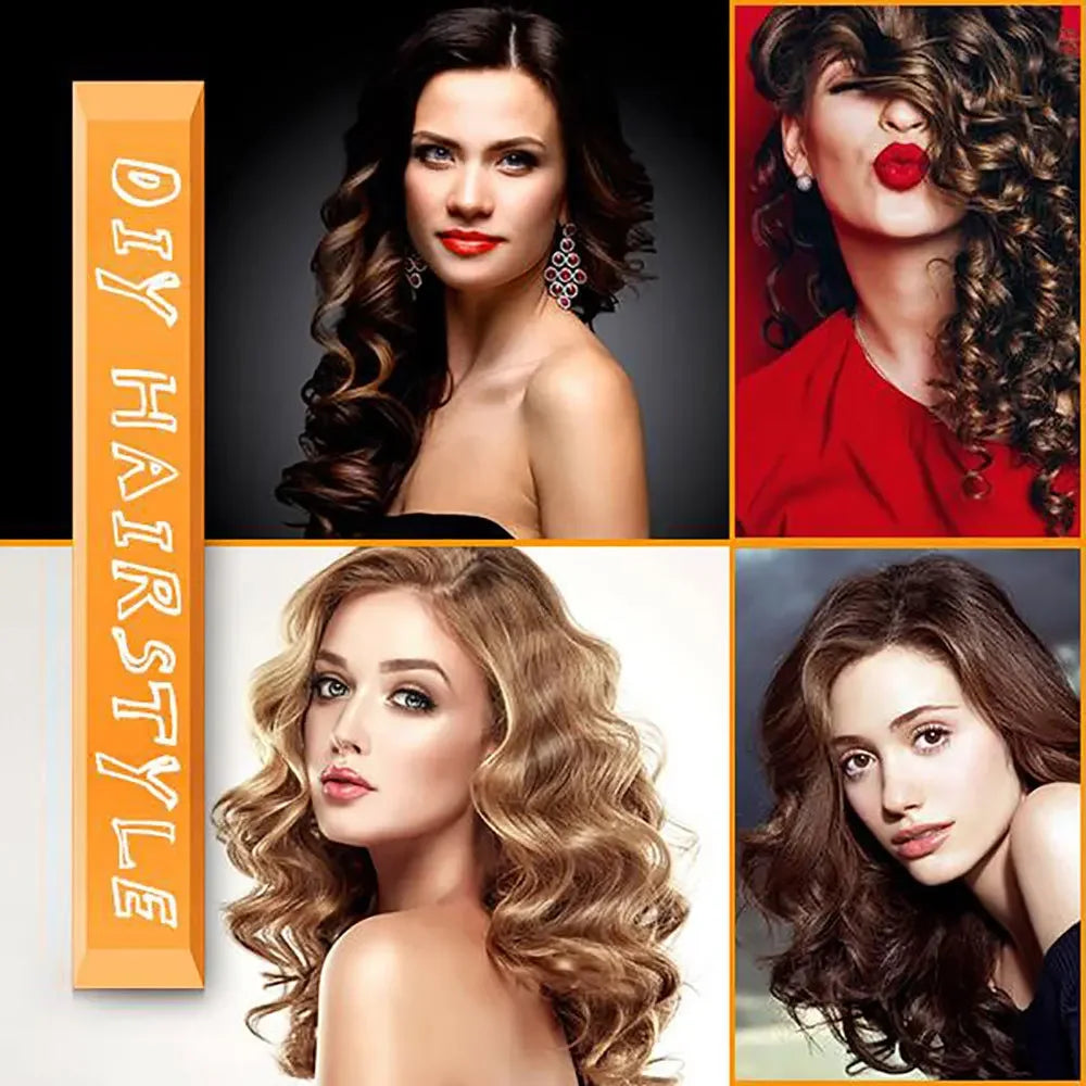 **10PCS Heatless Curling Rods – Soft Foam Bendy Hair Curlers**