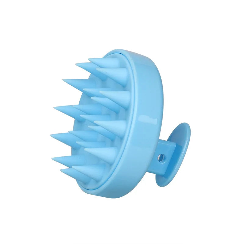**Silicone Scalp Massage Shampoo Brush – Deep Cleansing & Hair Care**