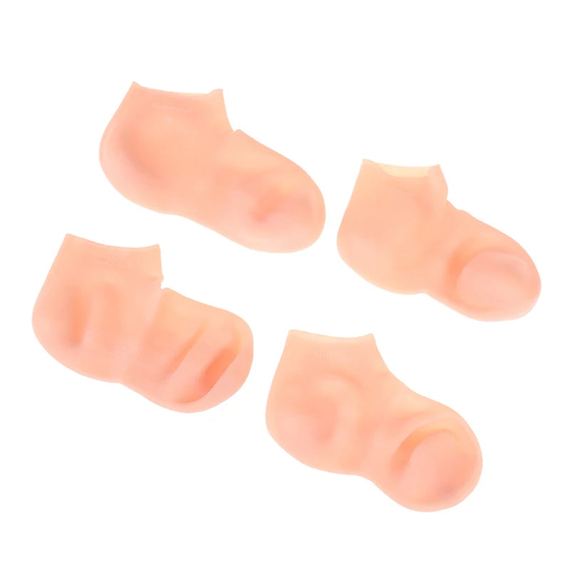 **Silicone Gel Moisturizing Socks – Foot & Hand Care Spa Protectors**