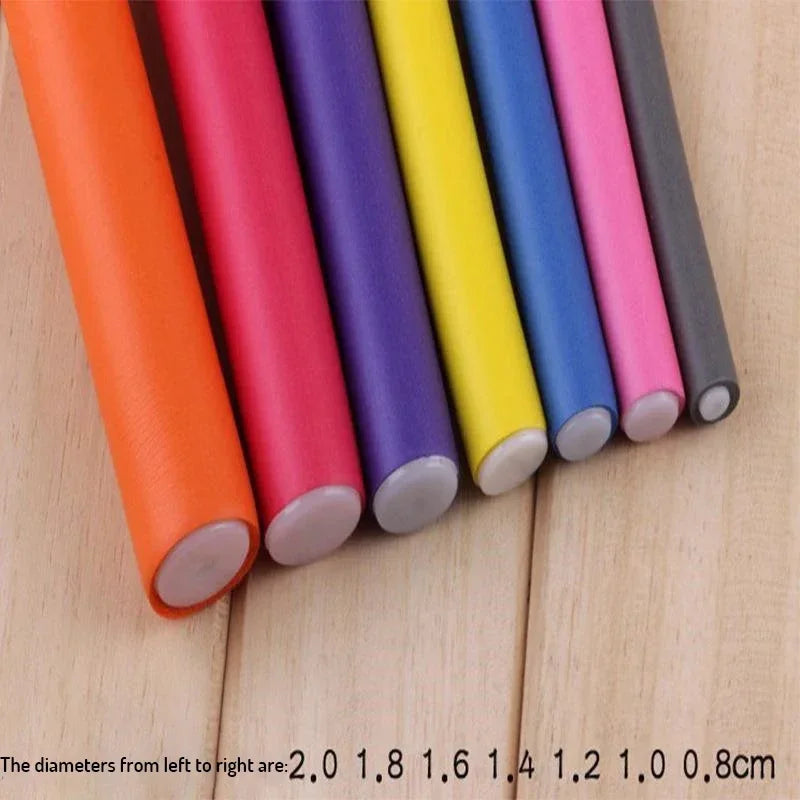 **10PCS Heatless Curling Rods – Soft Foam Bendy Hair Curlers**