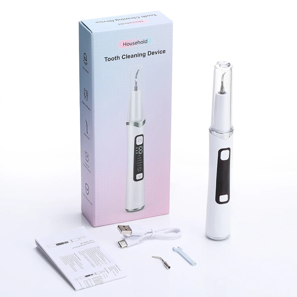 **Ultrasonic Dental Scaler – Electric Tartar, Plaque & Stain Remover**