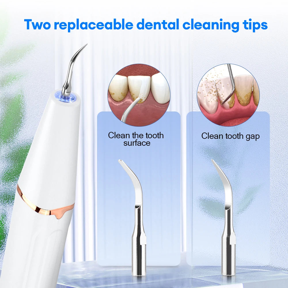 **Ultrasonic Dental Scaler – Electric Tartar, Plaque & Stain Remover**