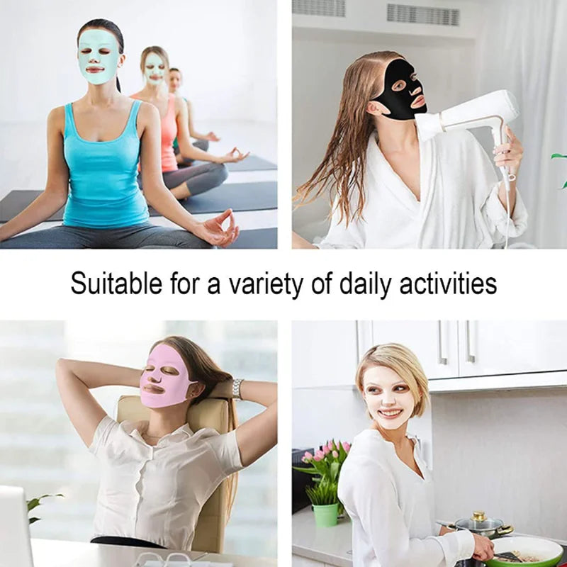 Reusable Silicone Hydrating Face Mask