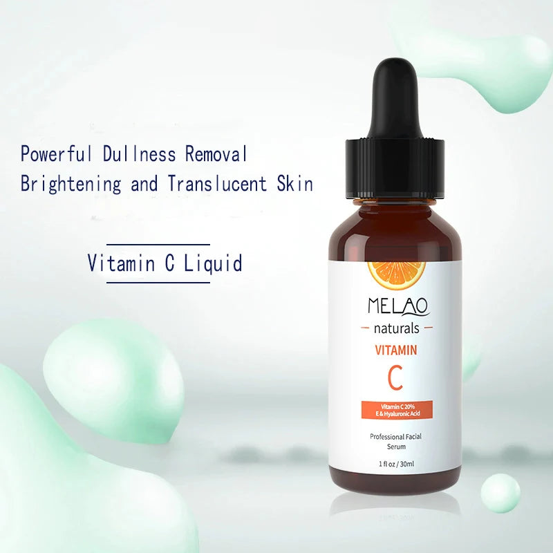 NaturaBloom Vitamin C Brightening Serum — 20% Vitamin C + Hyaluronic Acid + Retinol
