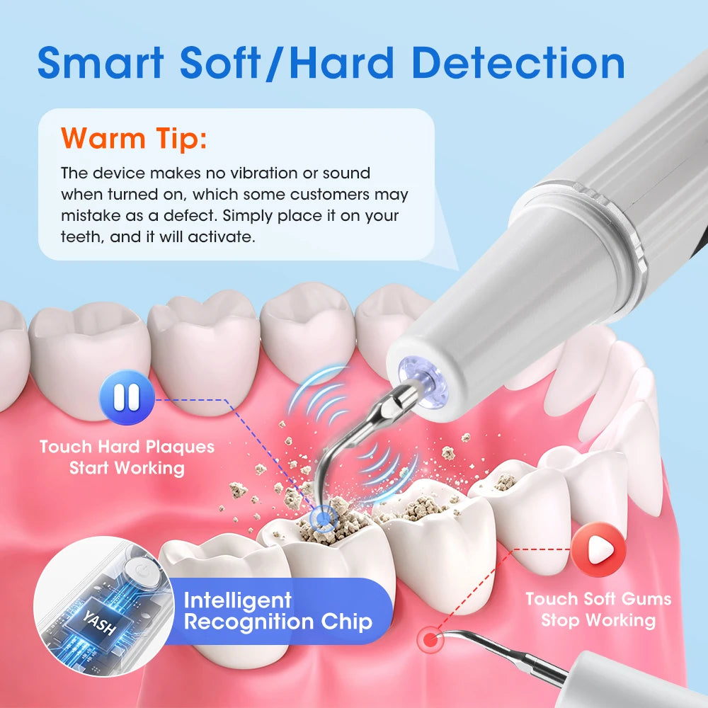 **Ultrasonic Dental Scaler – Electric Tartar, Plaque & Stain Remover**