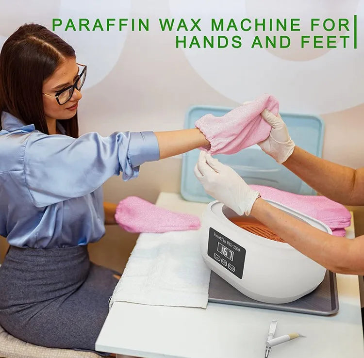 **Paraffin Wax Bath Warmer – Hand & Foot Spa Moisturizing Kit**