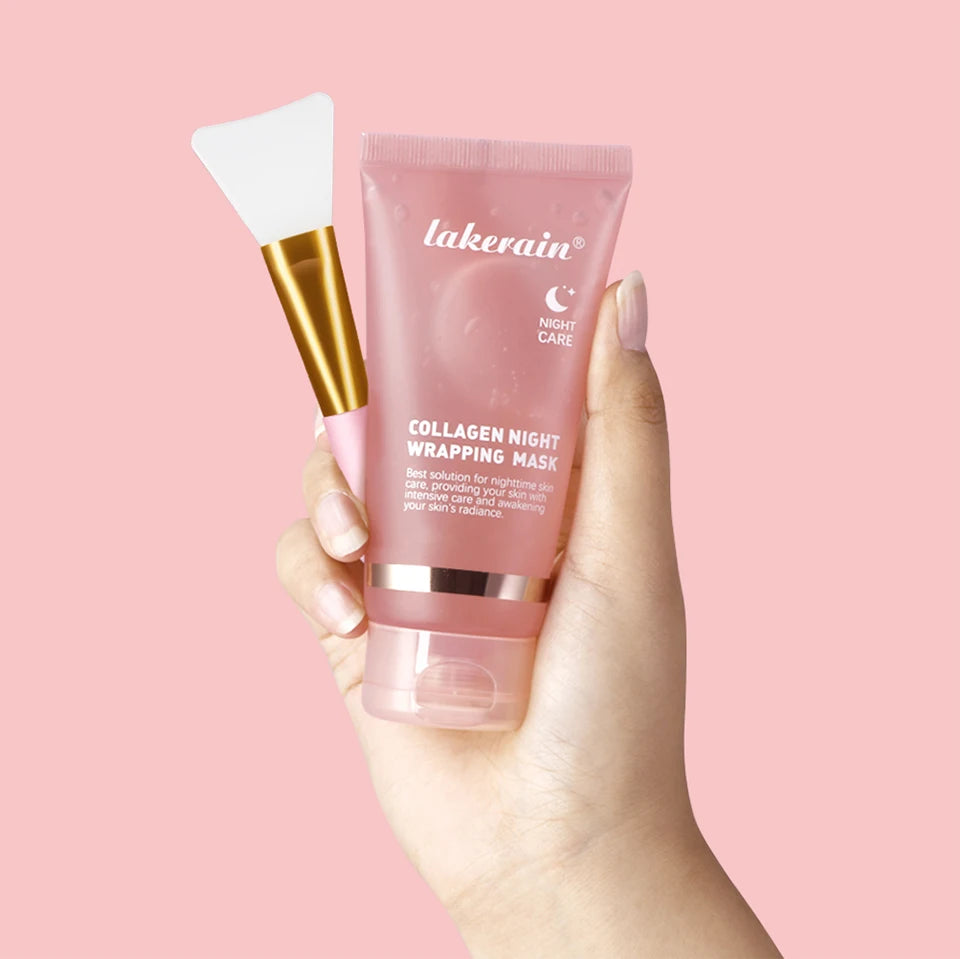 **Collagen Overnight Peel-Off Face Mask – Hydrating & Brightening Korean Skincare**