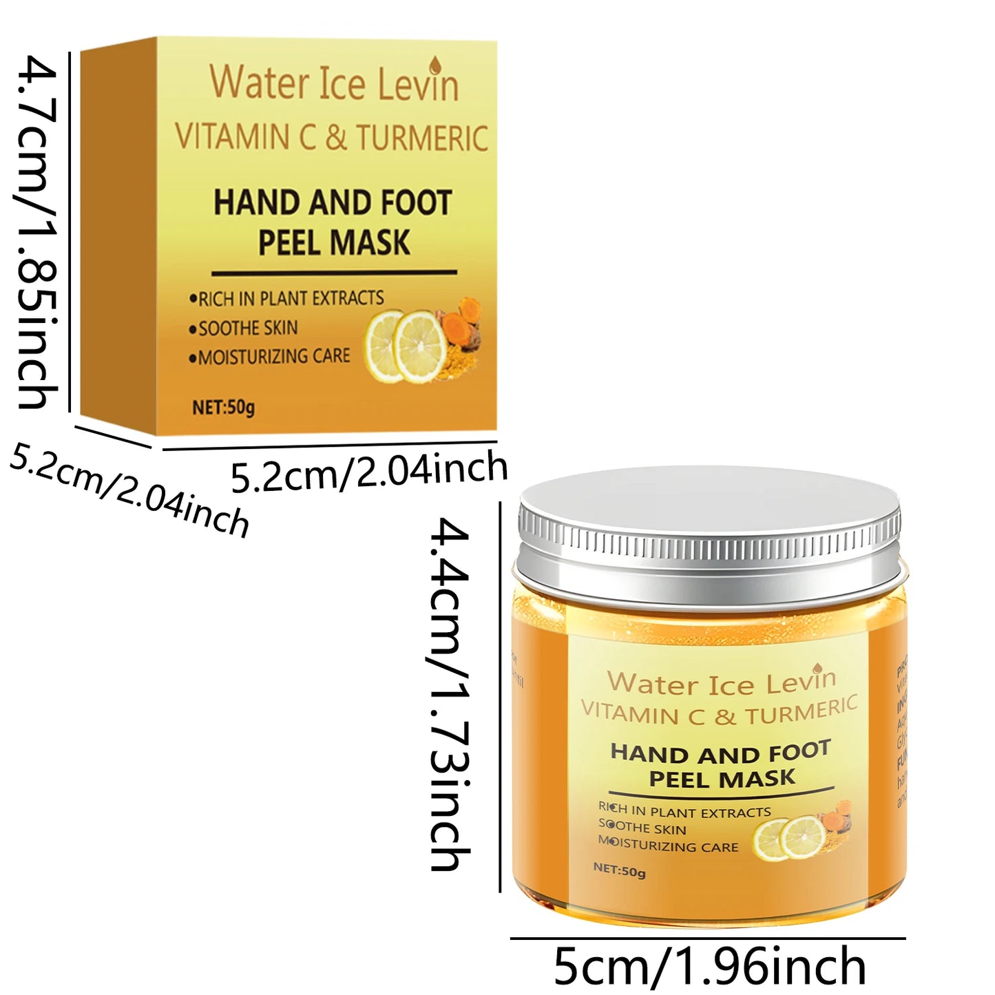 **Turmeric Vitamin C Hand & Foot Mask – Moisturizing & Nourishing Care**