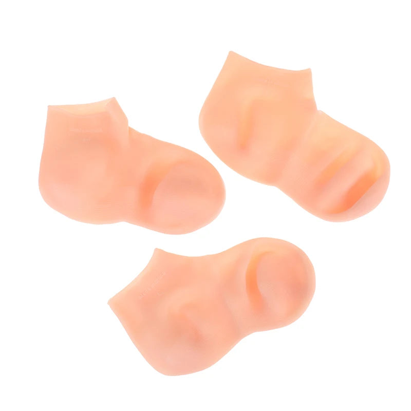 **Silicone Gel Moisturizing Socks – Foot & Hand Care Spa Protectors**