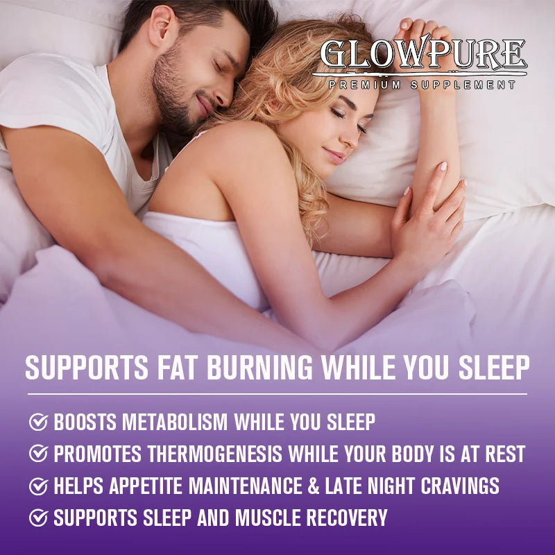 Powerful Natural Night Time Fat Burning & Cellulite Weight Loss Pills — Lean Physique & Detox