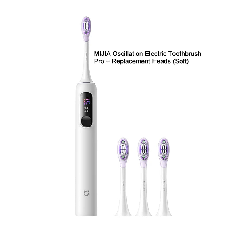 **MIJIA Sonic Electric Toothbrush Pro – 4 Modes, LED Display & IPX8 Waterproof**