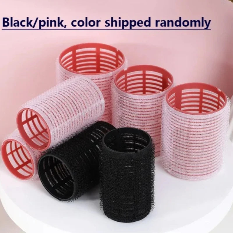 **4–8PCS No-Heat Hair Rollers – Self-Grip Curlers for Volume & Styling**
