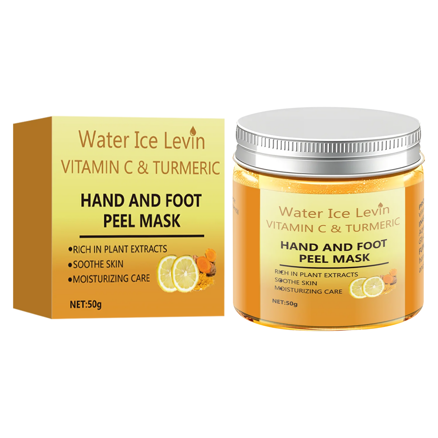 **Turmeric Vitamin C Hand & Foot Mask – Moisturizing & Nourishing Care**