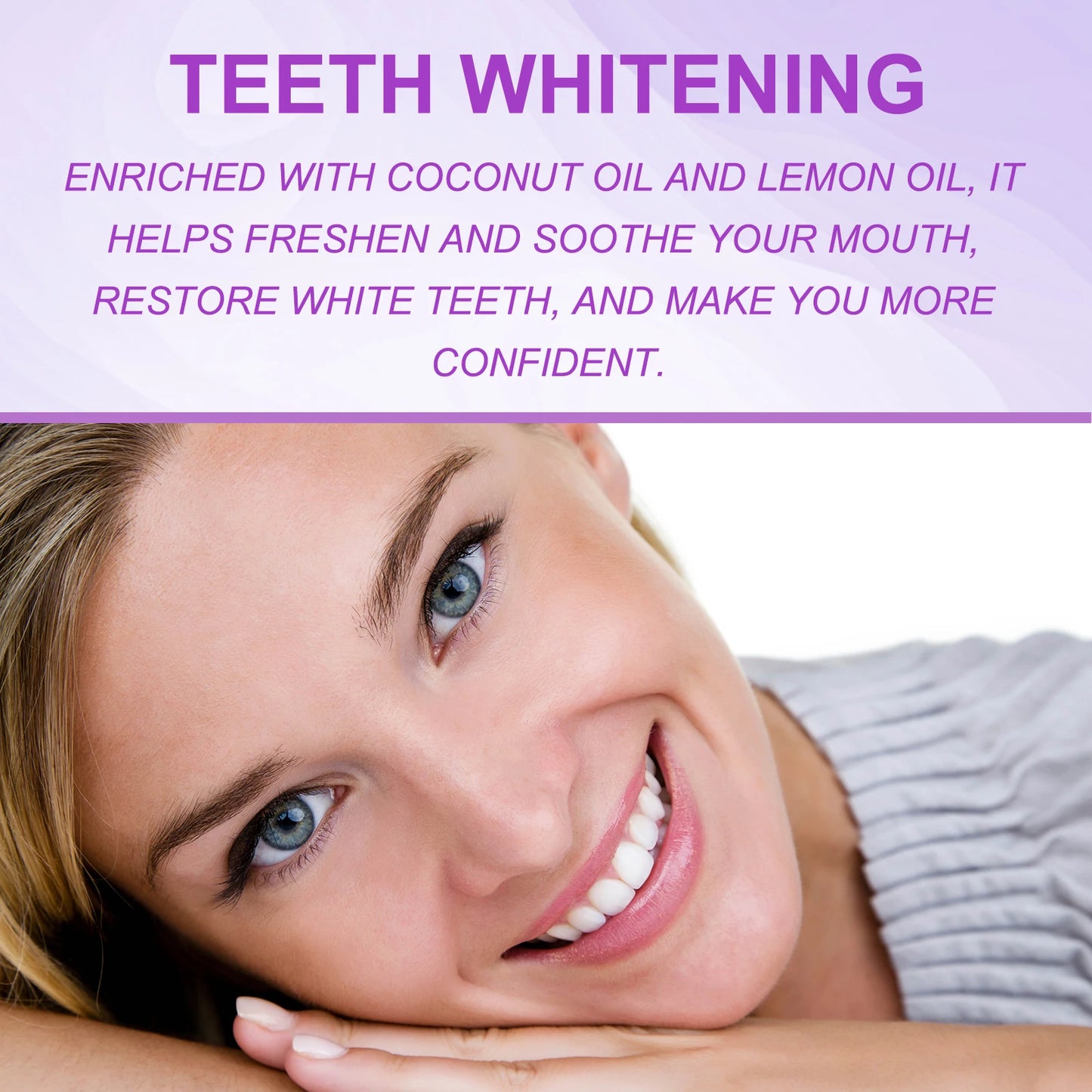 **14PCS Purple Teeth Whitening Strips – Dental Whitening & Brightening Oral Care**