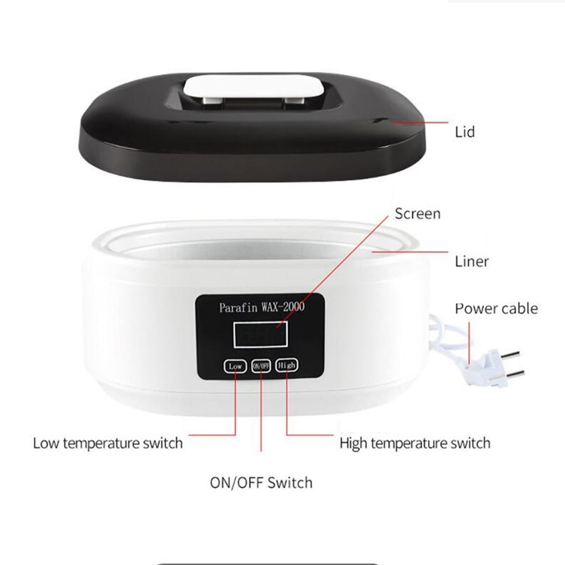 **Paraffin Wax Bath Warmer – Hand & Foot Spa Moisturizing Kit**