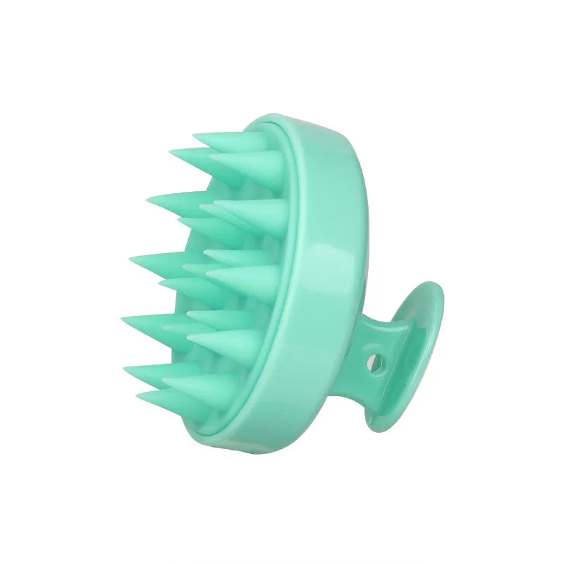 **Silicone Scalp Massage Shampoo Brush – Deep Cleansing & Hair Care**