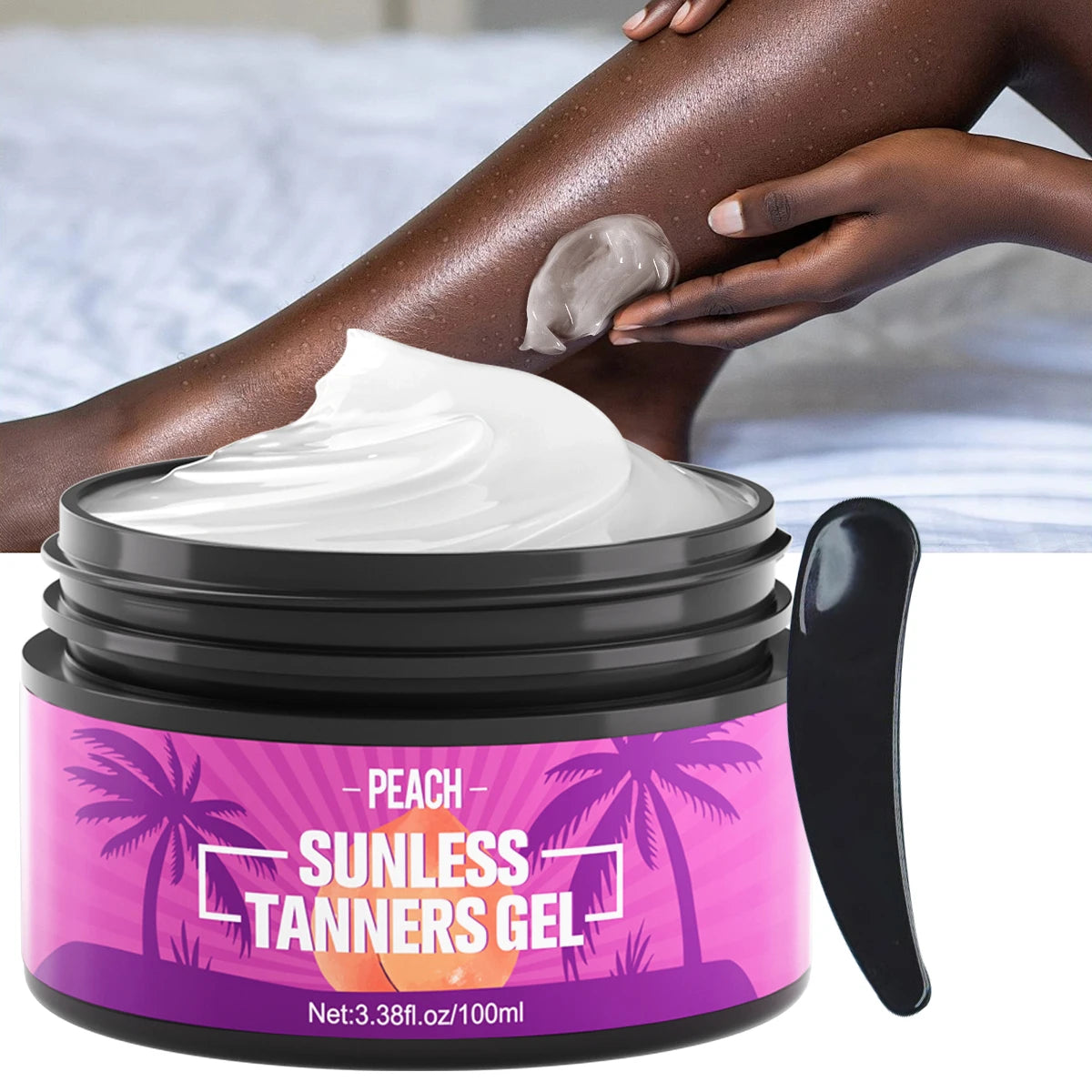 **100ml Carrot Tanning Gel – Quick-Dry Moisturizing Bronze for Face & Body**