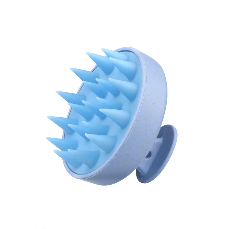 **Silicone Scalp Massage Shampoo Brush – Deep Cleansing & Hair Care**