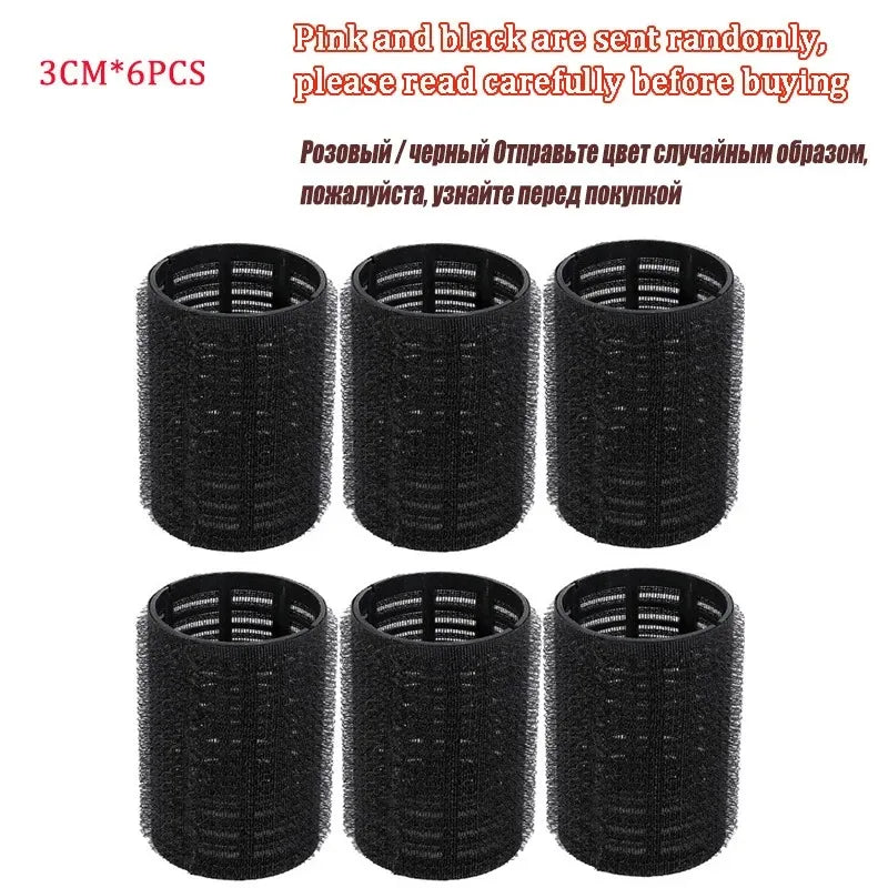 **4–8PCS No-Heat Hair Rollers – Self-Grip Curlers for Volume & Styling**