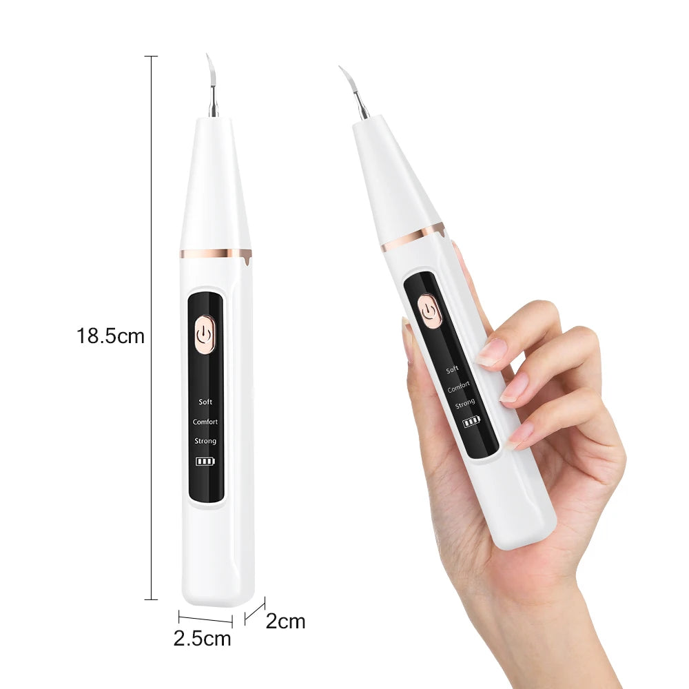 **Ultrasonic Dental Scaler – Electric Tartar, Plaque & Stain Remover**