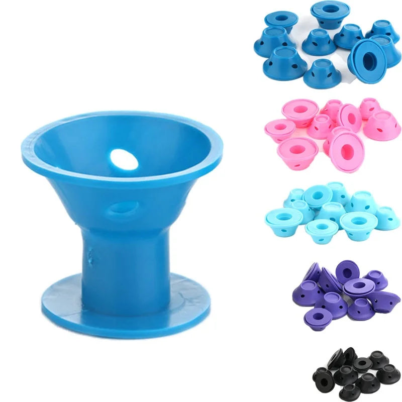 **2–40PCS Silicone Heatless Hair Curlers – Flexible Hair Styling Rollers**