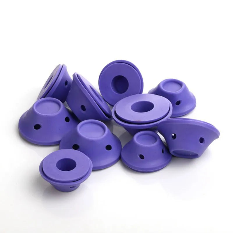 **2–40PCS Silicone Heatless Hair Curlers – Flexible Hair Styling Rollers**