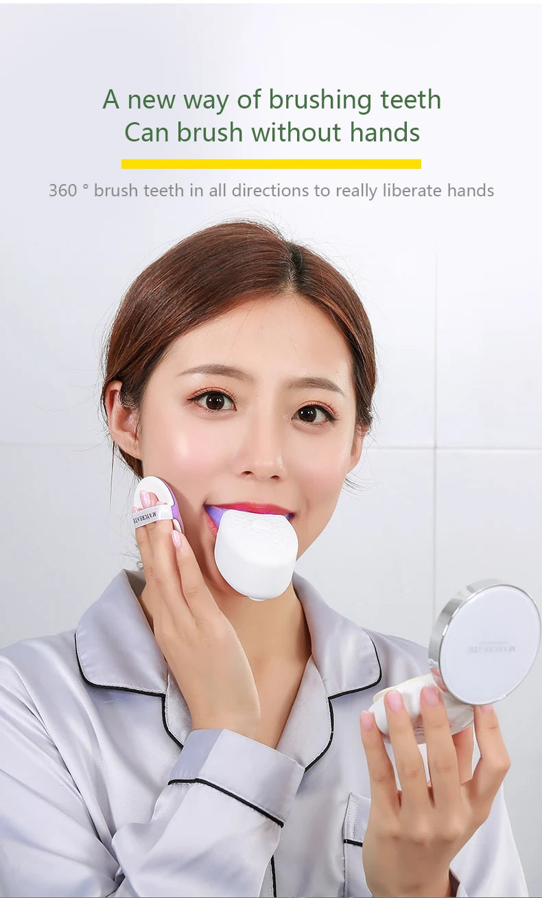**U-Type Sonic Electric Toothbrush – 360° Automatic Cleaning, USB Rechargeable & Waterproof**