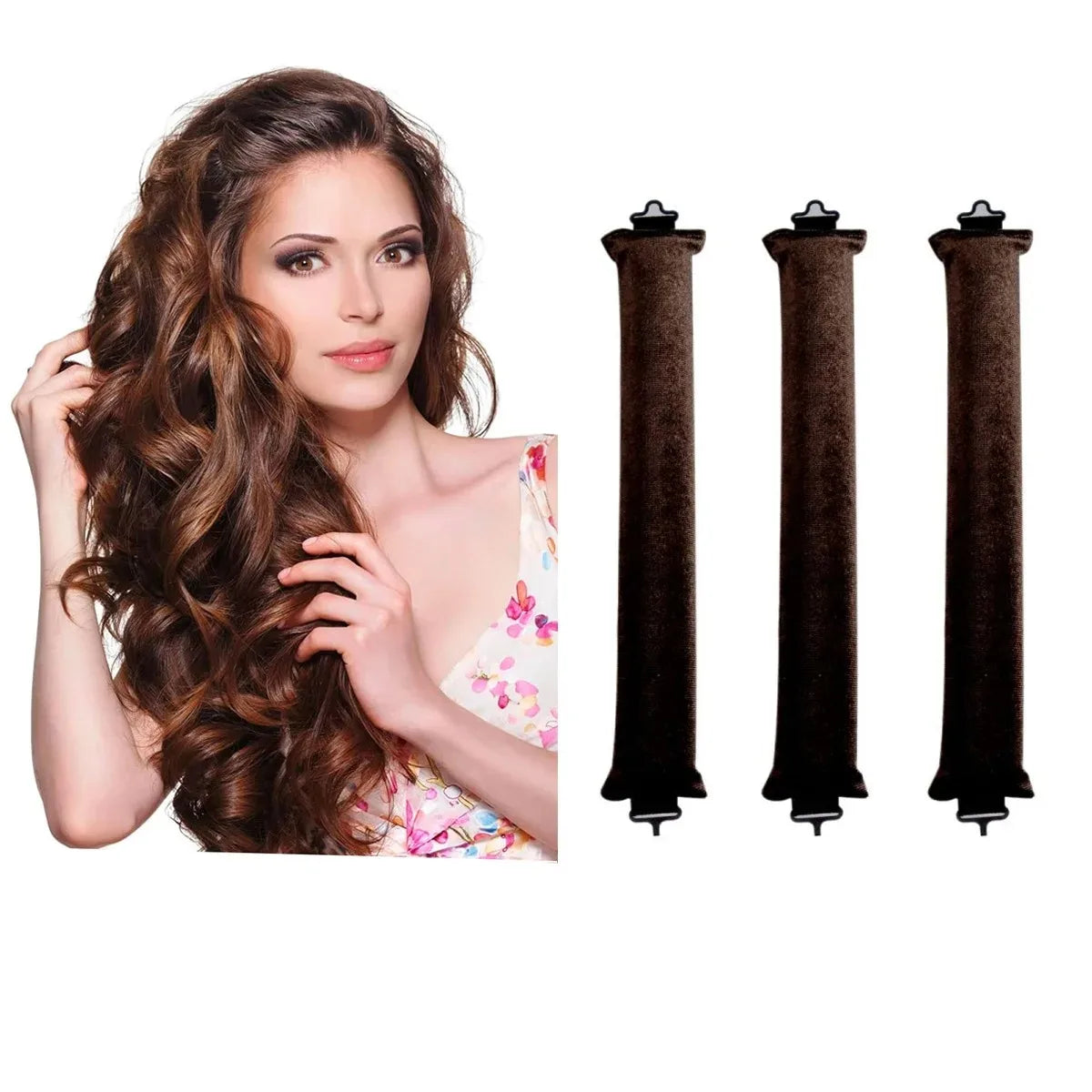 **Heatless Hair Curlers – Soft Foam Rollers for Effortless Curls**