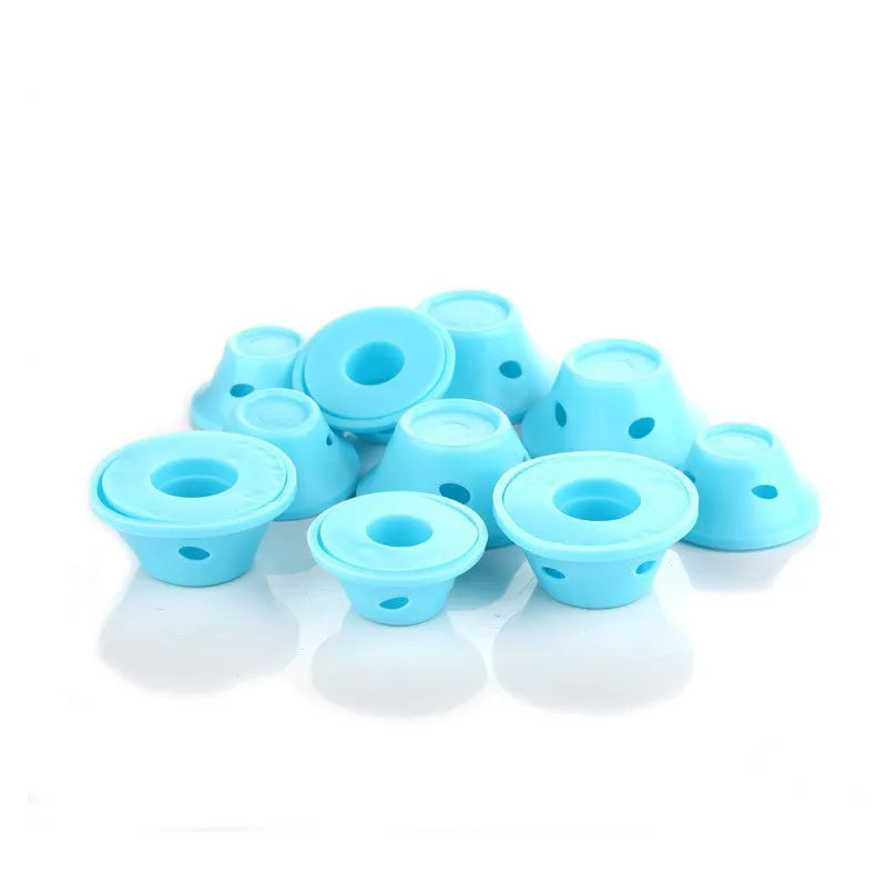 **2–40PCS Silicone Heatless Hair Curlers – Flexible Hair Styling Rollers**
