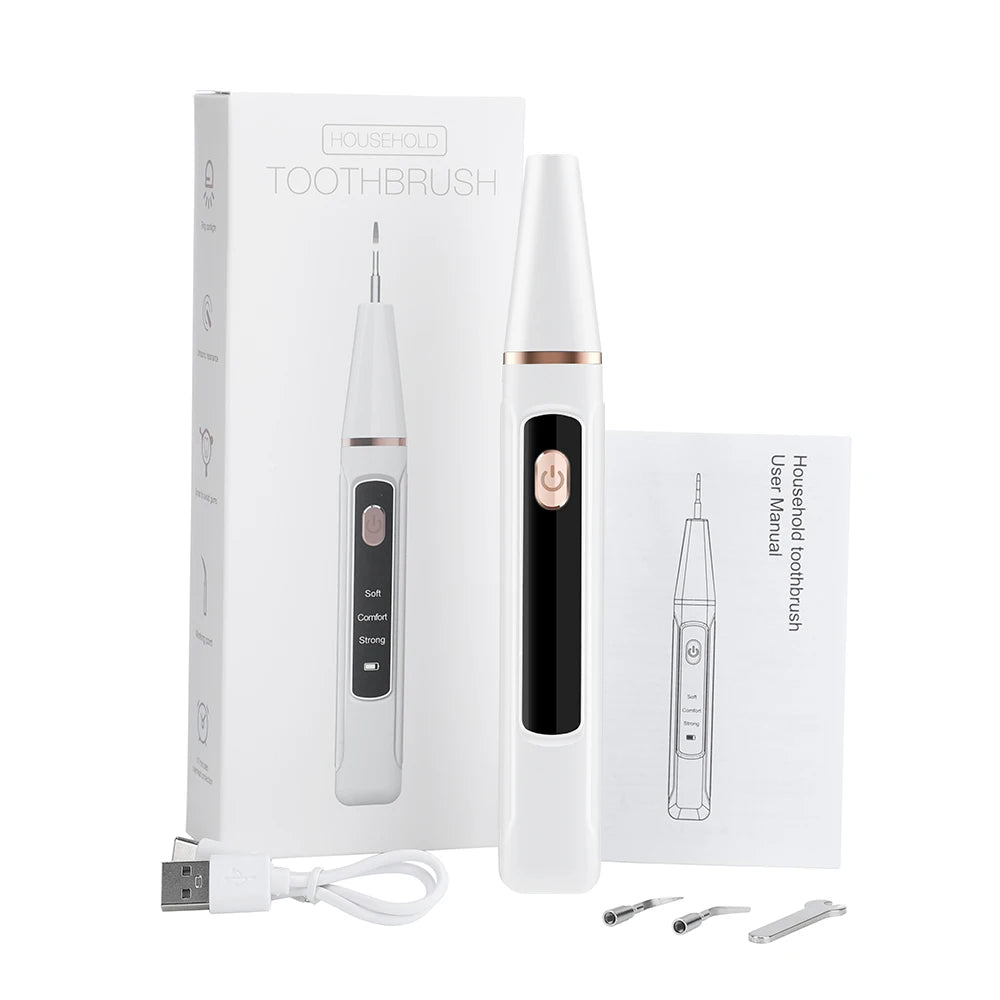 **Ultrasonic Dental Scaler – Electric Tartar, Plaque & Stain Remover**