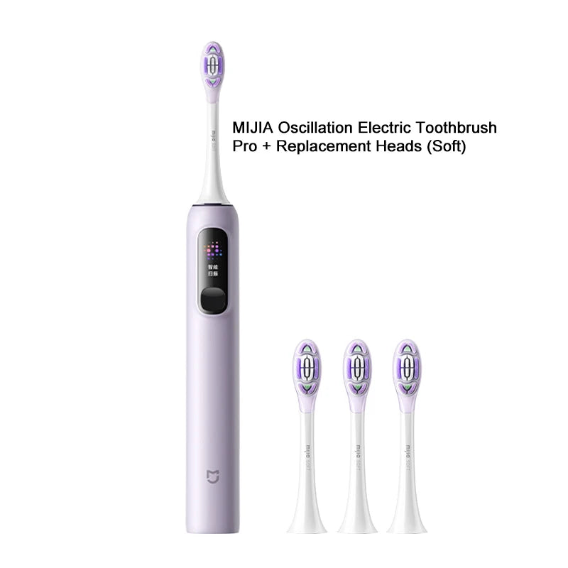 **MIJIA Sonic Electric Toothbrush Pro – 4 Modes, LED Display & IPX8 Waterproof**