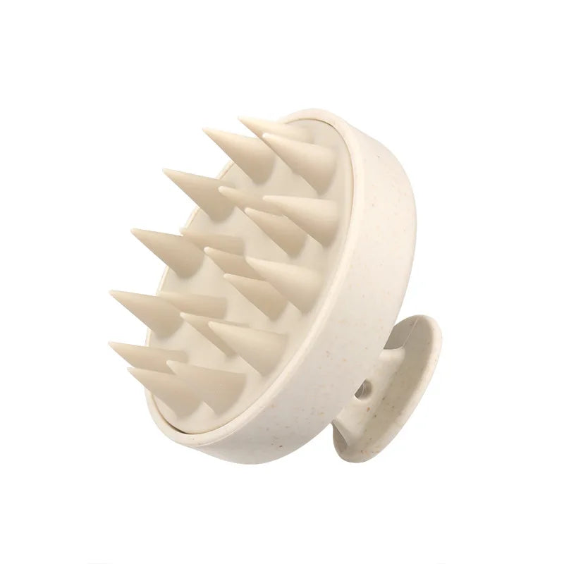 **Silicone Scalp Massage Shampoo Brush – Deep Cleansing & Hair Care**