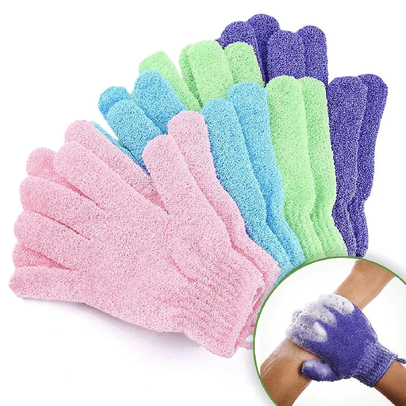 **Exfoliating Bath Gloves – Double-Sided Body Scrub & Spa Gloves**
